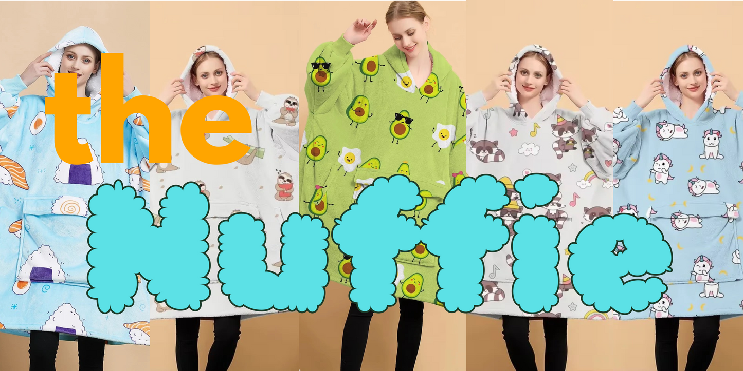 The Nuffie β Wearable Hooded Blanket (Limited Edition Prints)