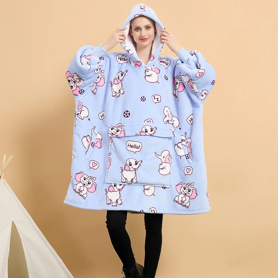 The Nuffie β Wearable Hooded Blanket (Limited Edition Prints)