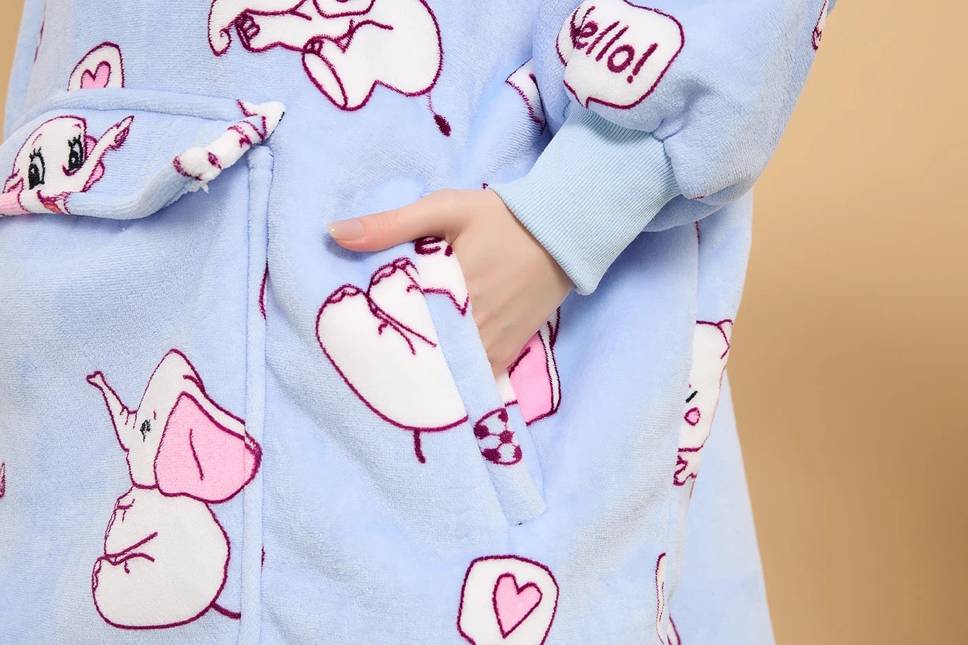 The Nuffie β Wearable Hooded Blanket (Limited Edition Prints)